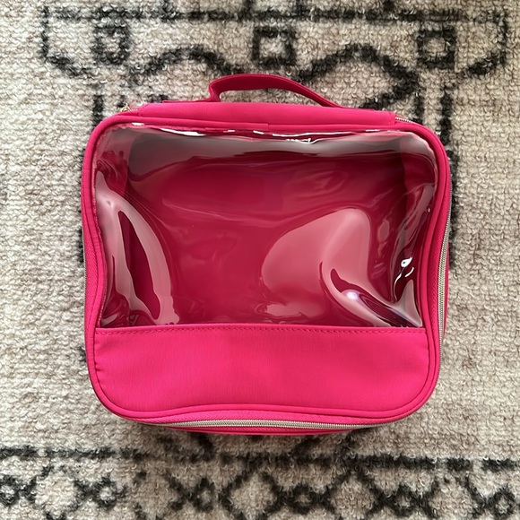 Ulta Beauty Bags 525 Ulta Beauty Hot Pink With Vinyl Window Makeup Cosmetic Train Case